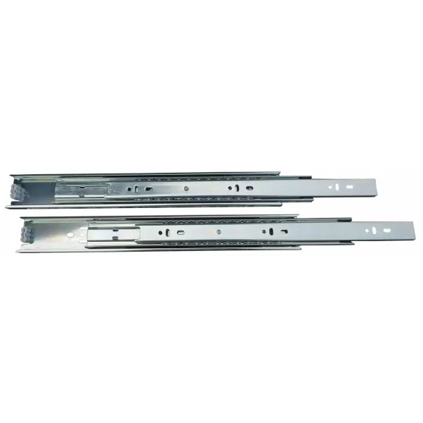 Coppia Guide Telescopiche per Cassetti portata 45 kg
48- GUIDA A SFERE ESTRAZIONE TOTALE PORTATA 45 KG
guide ram, guide per ca