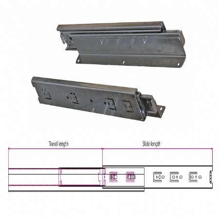 Ram Industrie GUIDE PER CASSETTI A SFERA ESTRAZIONE TOTALE STANDARD 550 MM SERIE 44 - KG 45 - Art. 44550
guide ram, guide per c