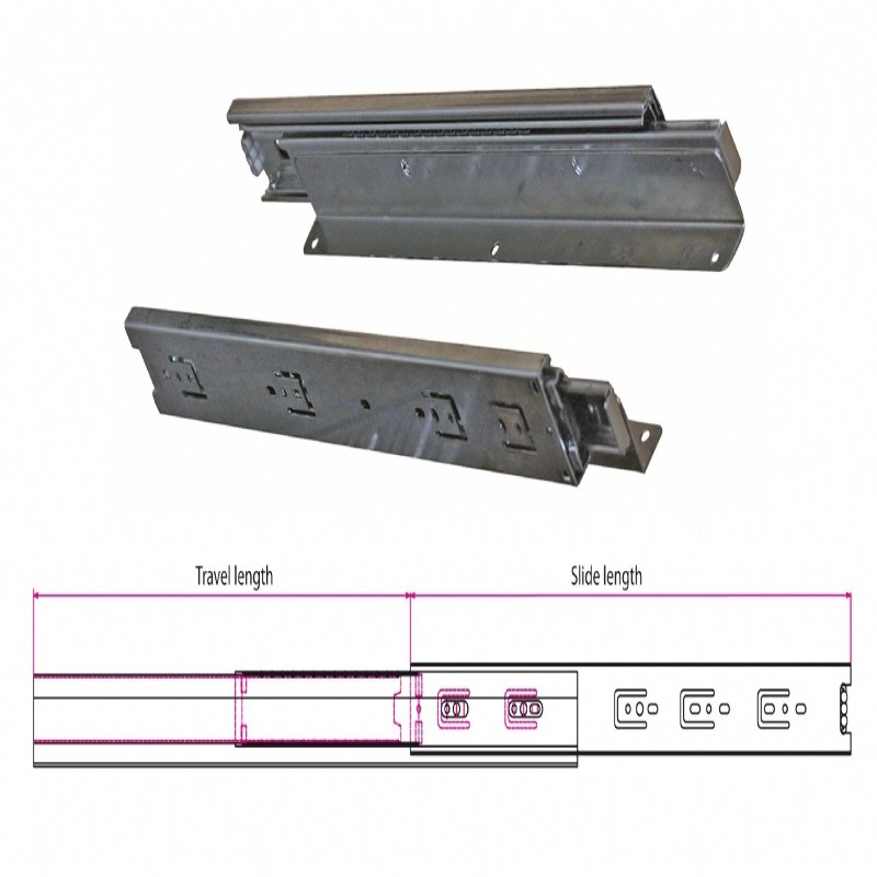 Ram Industrie GUIDE PER CASSETTI A SFERA ESTRAZIONE TOTALE STANDARD 550 MM SERIE 44 - KG 45 - Art. 44550
guide ram, guide per c
