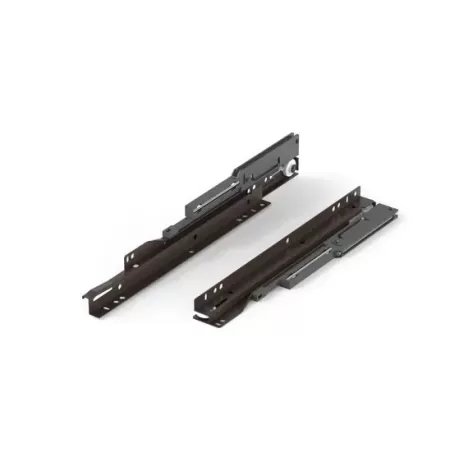 Ram Industrie GUIDE PER CASSETTI SU ROTELLE SOFT ESTRAZIONE PARZIALE MARRONE 500 MM SERIE S78 - 25 KG guide ram, guide per casse