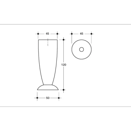 Poliplast PIEDINI REGOLABILI PER MOBILI IN PLASTICA ALTEZZA 120 MM CROMO LUCIDO
piede per mobile, piedini per mobili, piedino d 2
