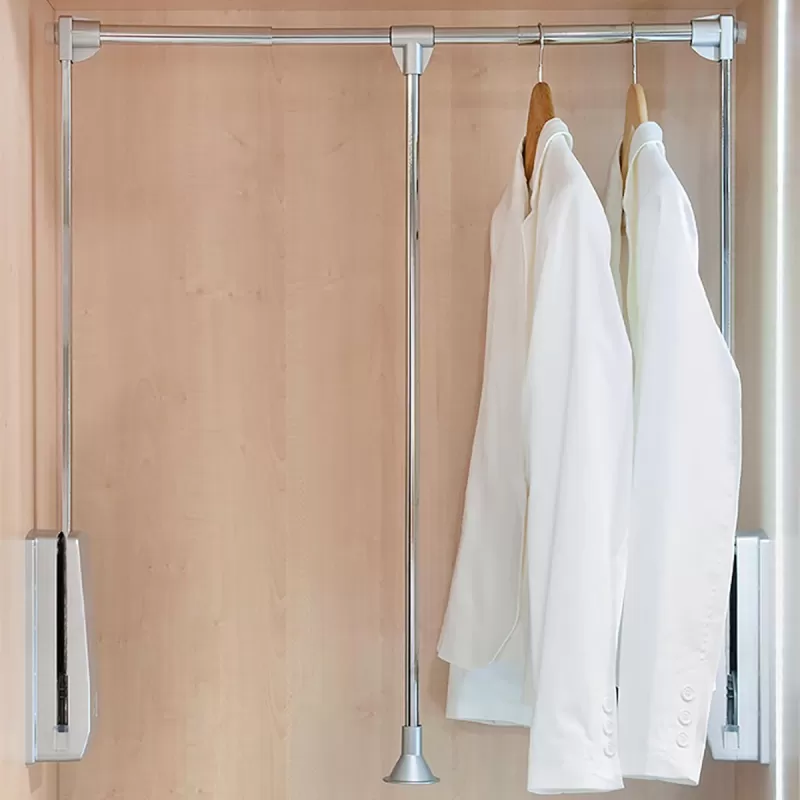 OFFERTA APPENDIABITI SALISCENDI PER ARMADIO REGOLABILE 450-600 MM -12 KG ACCIAIO CROMO - Art. 9283711