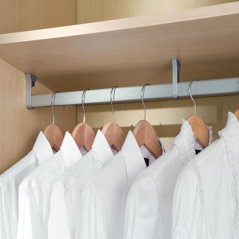 reggitubo laterale sinistro per tubo armadio emuca silk 2, 
 reggitubo sinistro per il fissaggio di un tubo appendiabiti