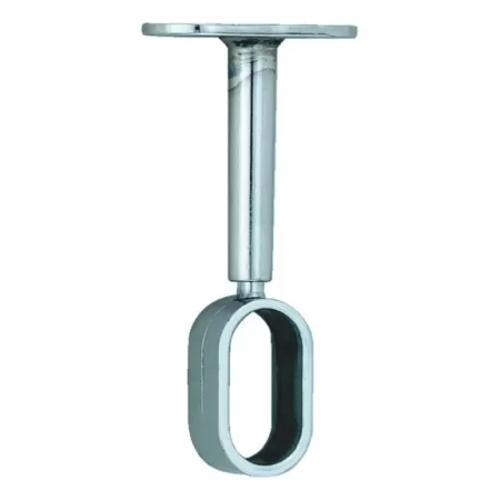 Reggitubo armadio ovale regolabile centrale, Supporti Centrale per Aste da Armadio per Tubi da Aramdio Ovali 30 x 15 mm, Support