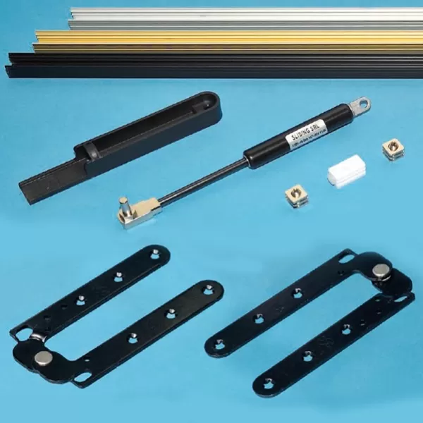  KIT NIBBIO PER PORTE A LIBRO A BATTENTE - 50 KG 