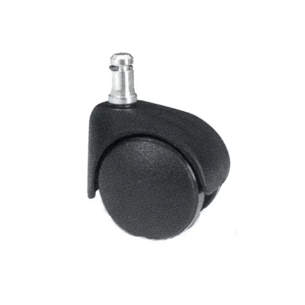  RUOTA GEMELLARE PER MOBILI IN NYLON Ø 50 MM CON CODOLO M11X20 MM - KG 45 - Art. 5279