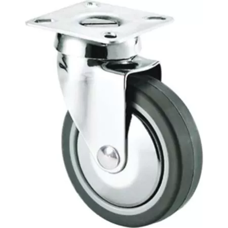 ruota avo 220c diametro 60x23 mm con piastra 60 mm girevole umipas