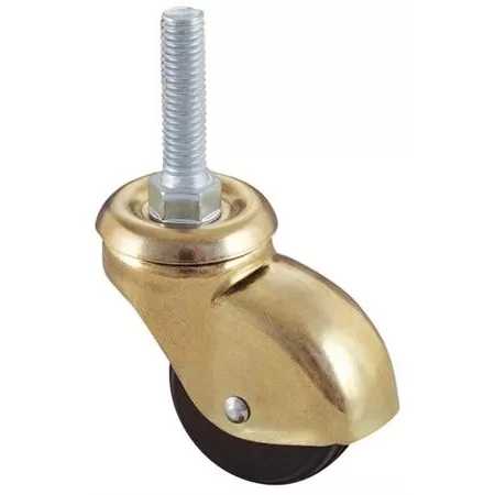 Avo RUOTA PER MOBILI AVO 210B IN GOMMA A CUFFIA Ø 35X18 MM CON PERNO GIREVOLE M8X30 - 20 KG Art.8323275