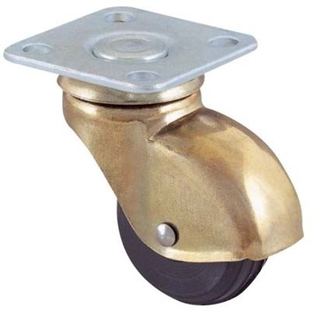 Avo RUOTA PER MOBILI AVO 210 IN GOMMA A CUFFIA Ø 35X18 MM CON PIASTRA GIREVOLE 40 MM - 20 KG - Art. 8323276