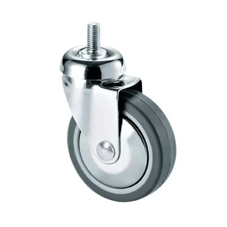 Avo RUOTA PER MOBILI AVO 220CB IN GOMMA SINTETICA Ø 60X23 MM CON PERNO GIREVOLE M10X12 - 70 KG Art.7323324