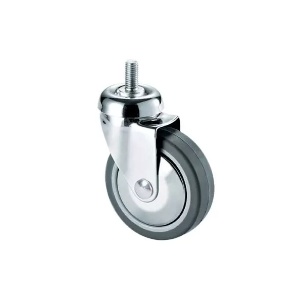 Avo RUOTA PER MOBILI AVO 220CB IN GOMMA SINTETICA Ø 60X23 MM CON PERNO GIREVOLE M10X12 - 70 KG Art.7323324