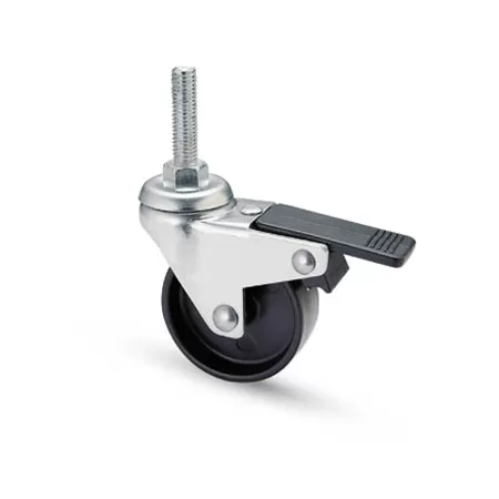 Avo RUOTA PER MOBILI AVO 220TBISB IN POLIPROPILENE CON FRENO 40X18 MM CON PERNO GIREVOLE 8X10- KG 15  Art. SC220TBISB