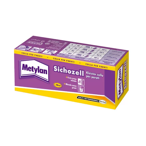  METYLAN SICHOZELL KLEISTER COLLA PER PARATI, COLLA PER MANIFESTI ESTERNI, COLLA PER FASCE DI CARTA DA PARATI
