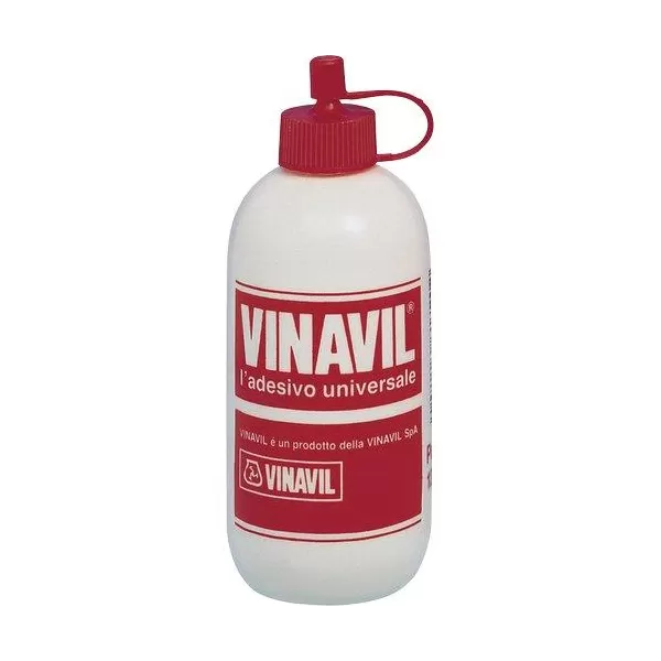  VINAVIL COLLA VINILICA - 250 G 
colla vinilica, colla vinavil, colla per carta legno tela sughero e materiali porosi