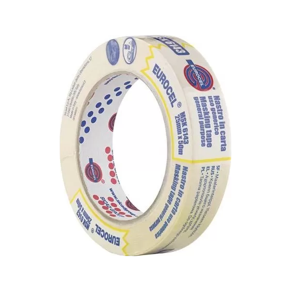  EUROCEL NASTRO ADESIVO IN CARTA PER MASCHERATURE MSK 25 MM X 50 M 