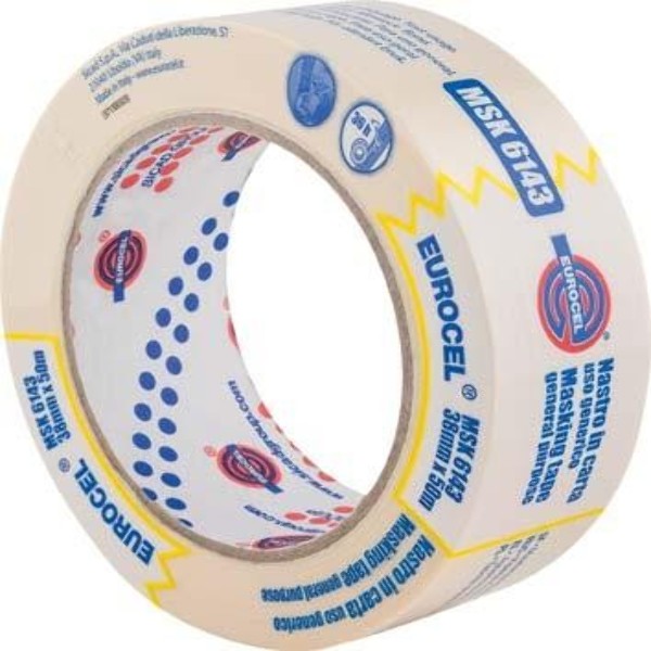  EUROCEL NASTRO ADESIVO IN CARTA PER MASCHERATURE MSK 30 MM X 50 M Art.8312754