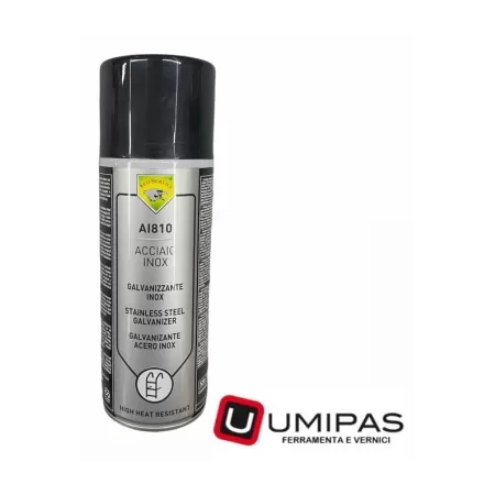 Eco Service BOMBOLETTA SPRAY GALVANIZZANTE ACCIAIO INOX 400 ML - Art. 81810/04