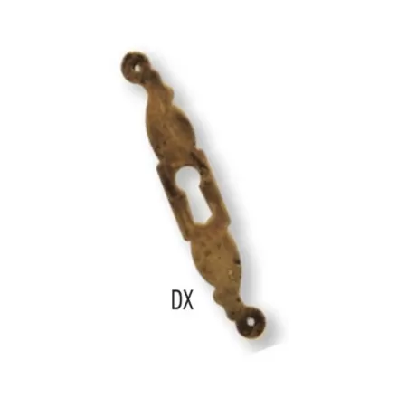 bocchetta per mobili materiale ottone 16X96 mm colore ottone antico