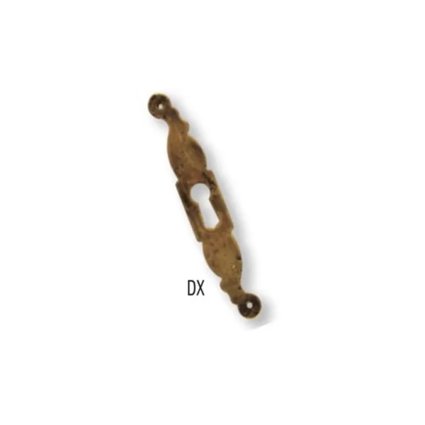 bocchetta per mobili materiale ottone 16X96 mm colore ottone antico