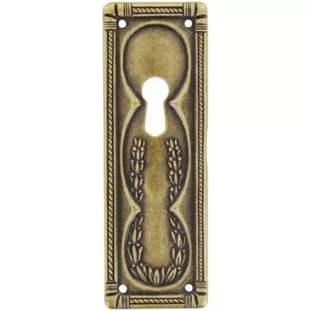 bocchetta per mobili materiale ottone 33x97 mm forma rettangolare colore ottone antico 