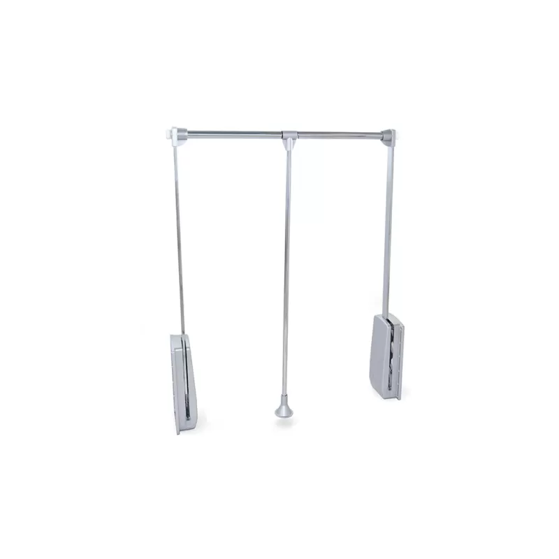 OFFERTA APPENDIABITI SALISCENDI PER ARMADIO  REGOLABILE 830-1150 MM -12 KG ACCIAIO CROMO EMUCA