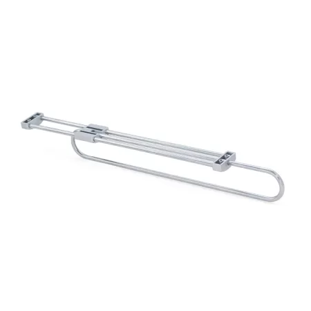 Emuca APPENDIABITI ESTRAIBILE PER ARMADIO IN ACCIAIO E PLASTICA CROMO LARGHEZZA 350 MM Art.6210825