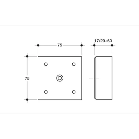 PIEDINI PER MOBILI QUADRATI IN PLASTICA ALTEZZA 30 MM COLORE ALLUMINIO
piede per mobile, piedini per mobili, piedino design mob 2