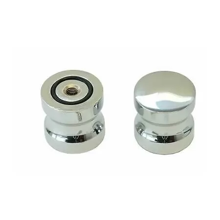  POMOLO BOX DOCCIA IN ZAMA DIAMETRO 30 MM ALTEZZA 30 MM COLORE CROMATO 