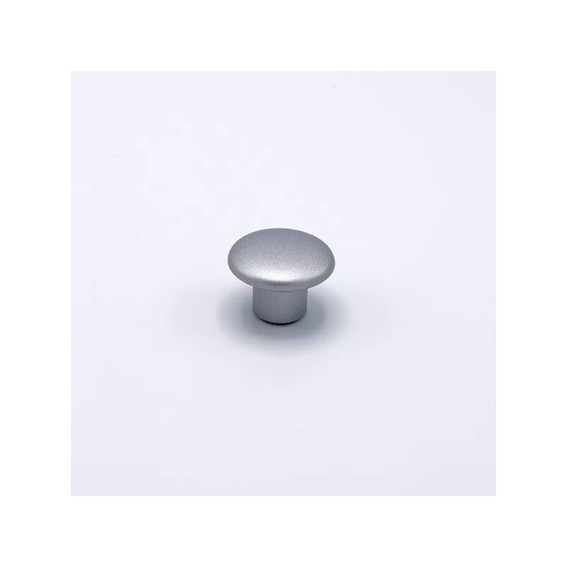 Poliplast POMOLO PER MOBILI IN ABS DIAMETRO 32 MM COLORE ALLUMINIO RAL 9006