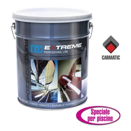 Pozzi Colours CLOROPAINT PITTURA ANTIACIDO AL CLOROCAUCCIU' PER PISCINE COLORE BLU SCURO 4 KG