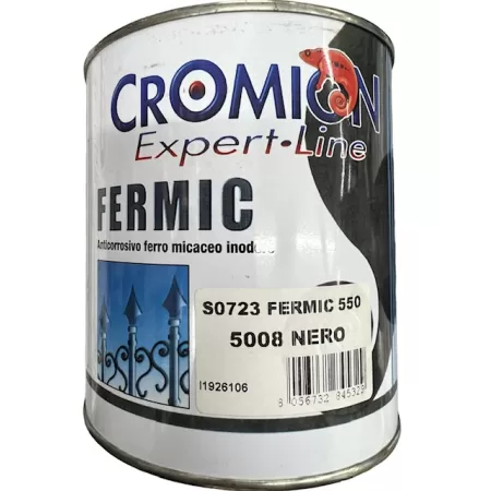 CROMION SMALTO DI FINITURA AL FERRO MICACEO 2,5 L NERO FERMIC 550 ITALCROM
