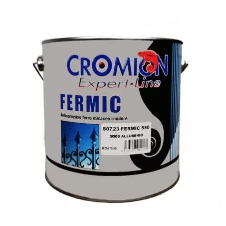  CROMION SMALTO DI FINITURA AL FERRO MICACEO 0,75 LT ALLUMINIO FERMIC 550 ITALCROM Art.S0723.5000
smalto per ferro, cancellate,
