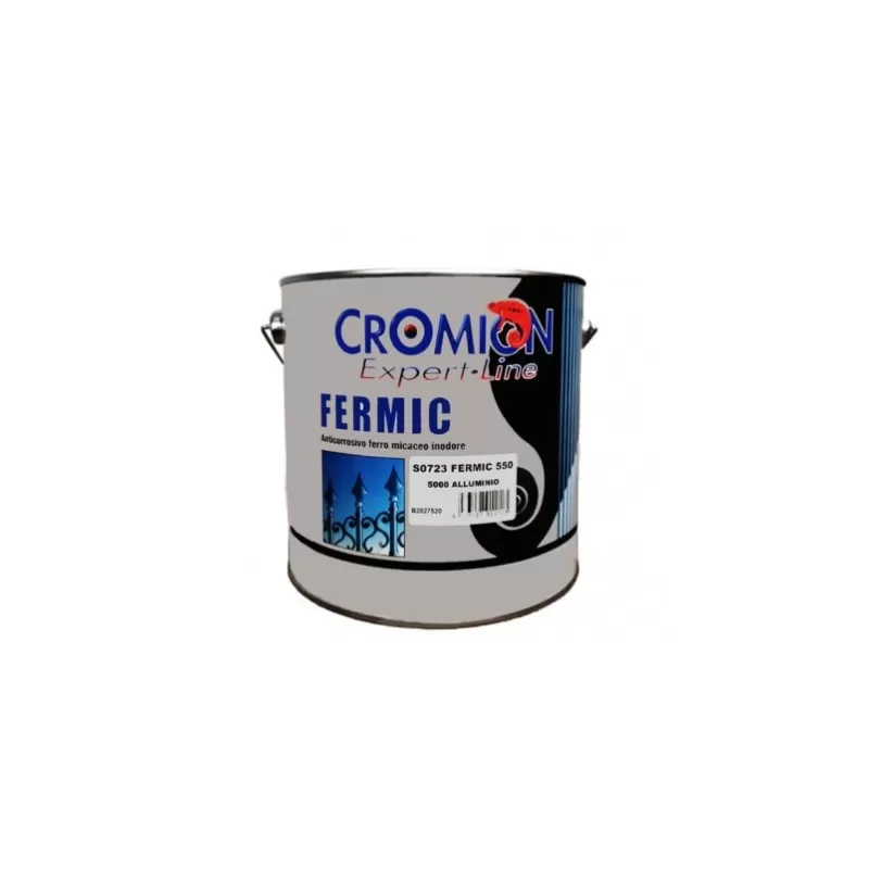  CROMION SMALTO DI FINITURA AL FERRO MICACEO 0,75 LT ALLUMINIO FERMIC 550 ITALCROM Art.S0723.5000
smalto per ferro, cancellate,