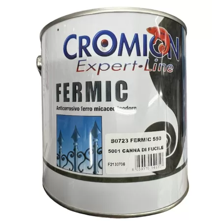  CROMION SMALTO DI FINITURA AL FERRO MICACEO 2,5 LT CANNA DI FUCILE FERMIC 550 ITALCROM - Art. S0723.5001 LT 2,5