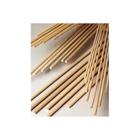 SPINE IN LEGNO ASTE ZIGRINATE MM 6X1000 - Art. LAC/A6