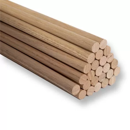  SPINE IN LEGNO ASTE LISCE MM 18X1000 Art.LAC/A18