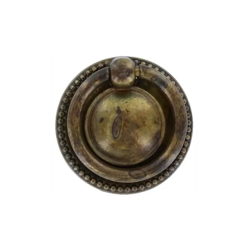  MANIGLIA ANTICA PER MOBILI IN ZAMA 40 MM OTTONE ANTICO - Art. MG2799