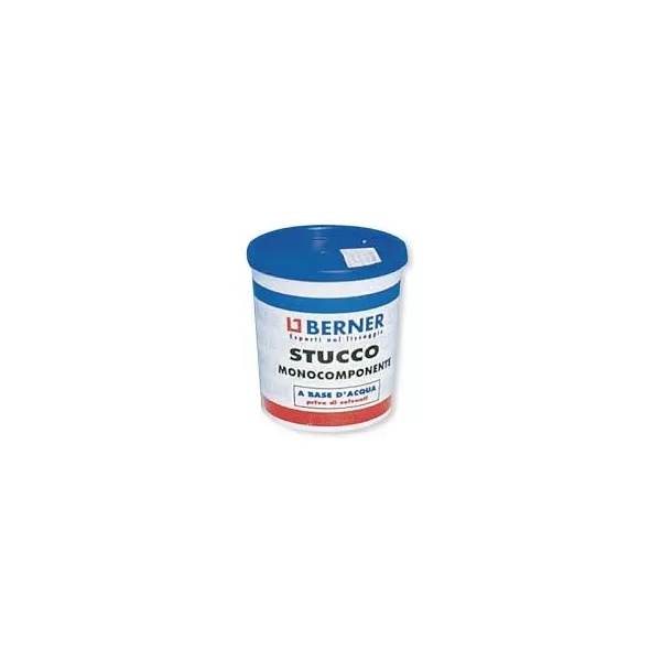 Berner STUCCO PER LEGNO E MURI MONOCOMPONENTE NOCE SCURO 1 KG 
Stucco Berner monocomponente a base d'acqua. 