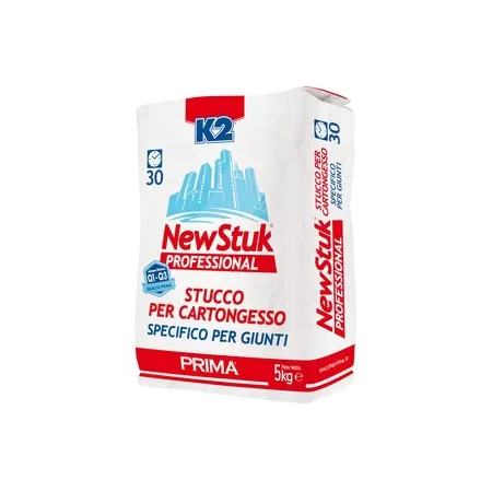 Prima STUCCO PER CARTONGESSO SPECIFICO PER GIUNTI NEW STUK PROFESSIONAL 5 KG