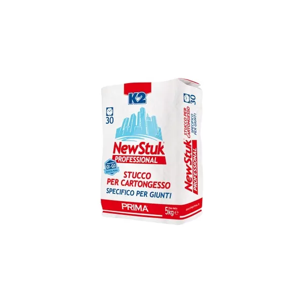 Prima STUCCO PER CARTONGESSO SPECIFICO PER GIUNTI NEW STUK PROFESSIONAL 5 KG