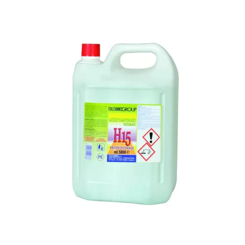 Italchimici Group ACIDO TAMPONATO H15 PROFUMATO 5 L - Art. 2272
