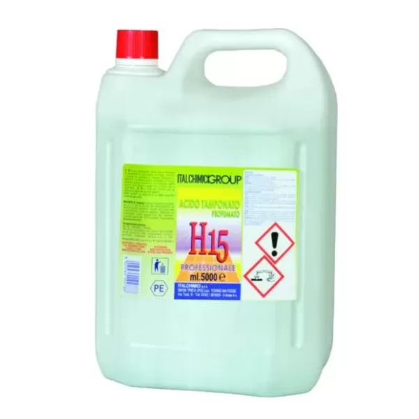 Italchimici Group ACIDO TAMPONATO H15 PROFUMATO 5 L - Art. 2272