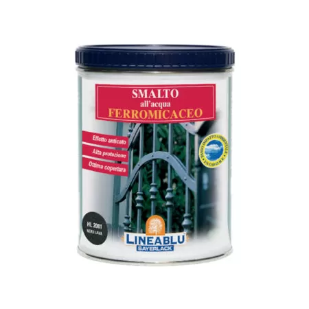 Sayerlack SMALTO ALL'ACQUA FERROMICACEO COLORE NERO LAVA 0,75 LT - HL2081/00