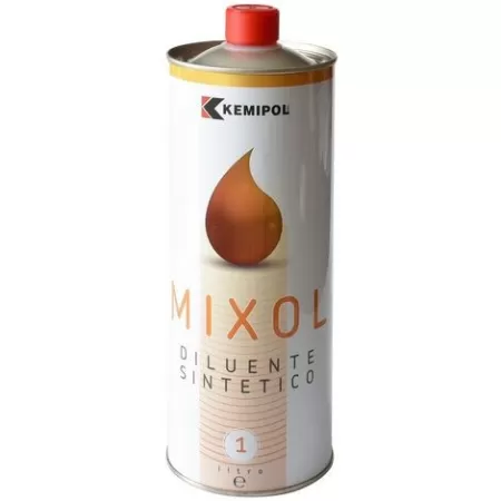 DILUENTE SINTETICO MIXOL 1 LT -  KEMIPOL
Kemipol mixol 1 lt diluente sintetico per diluizione di smalto vernice sintetica CEE
