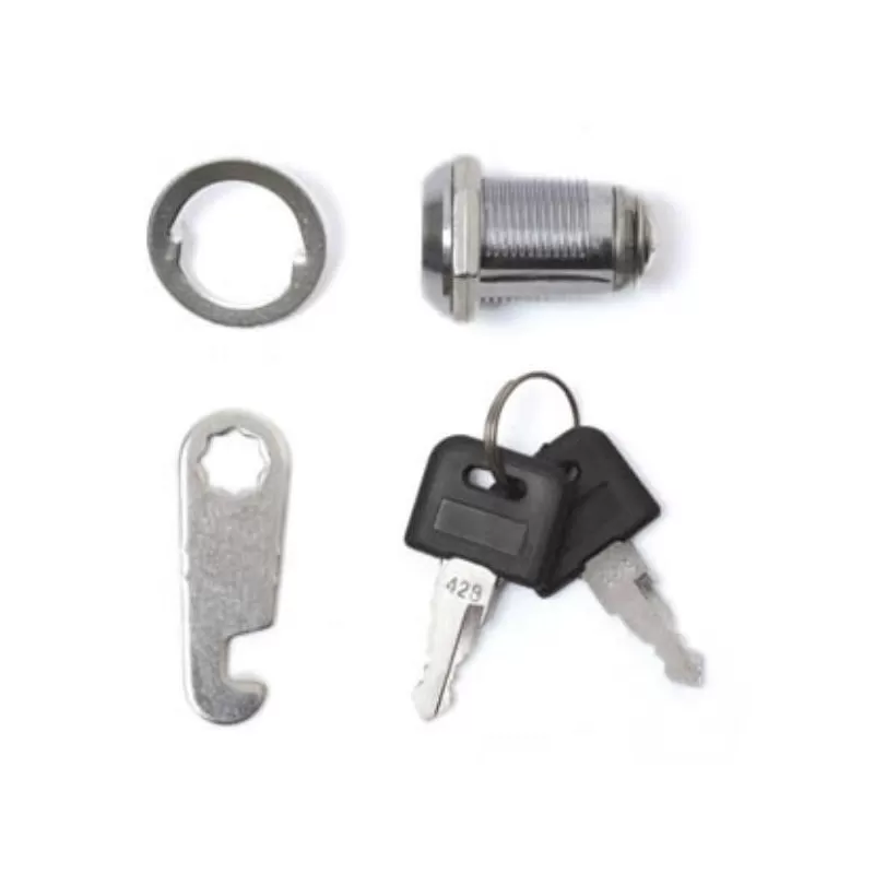 SERRATURA UNIVERSALE A LAMELLE DIAMETRO 19 MM, LUNGHEZZA 15 MM, CROMOLUCIDA - Art. VI.TEL/E0111 52