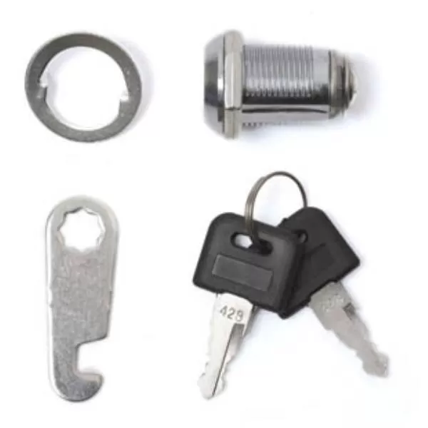 SERRATURA UNIVERSALE A LAMELLE DIAMETRO 19 MM, LUNGHEZZA 15 MM, CROMOLUCIDA - Art. VI.TEL/E0111 52