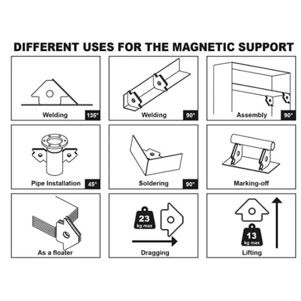 POSIZIONATORE MAGNETICO PER SALDATURE TELWIN- 23 KG - Art. 117659