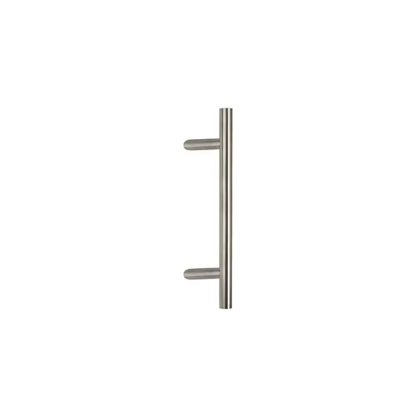 MANIGLIONE PER PORTE IN ACCIAIO INOX SATINATO ARIZONA INCLINATO ART.K030 INTERASSE 350 MM SUPPORTI INCLINATI 
Maniglione per po