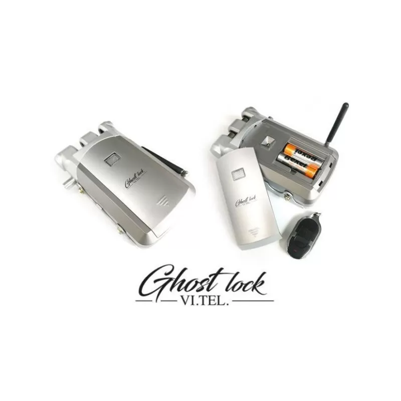 VI.TEL. E0584 51 Serratura Invisibile ai Ladri con 4 Radiocomandi, Cromo Satinato
SERRATURA DI SICUREZZA INVISIBILE GHOST LOCK 