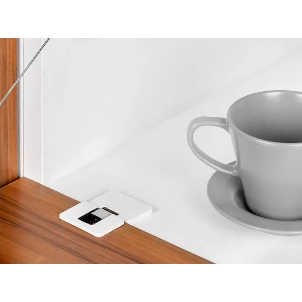 Emuca COPERTURA CERNIERA ANTA A RIBALTA ANKOR GT-B IN PLASTICA COLORE BIANCO - Art. 1010815